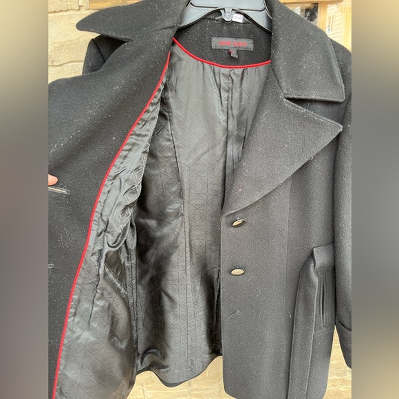 Anne Klein Wool Pea Coat - Picture 4 of 9